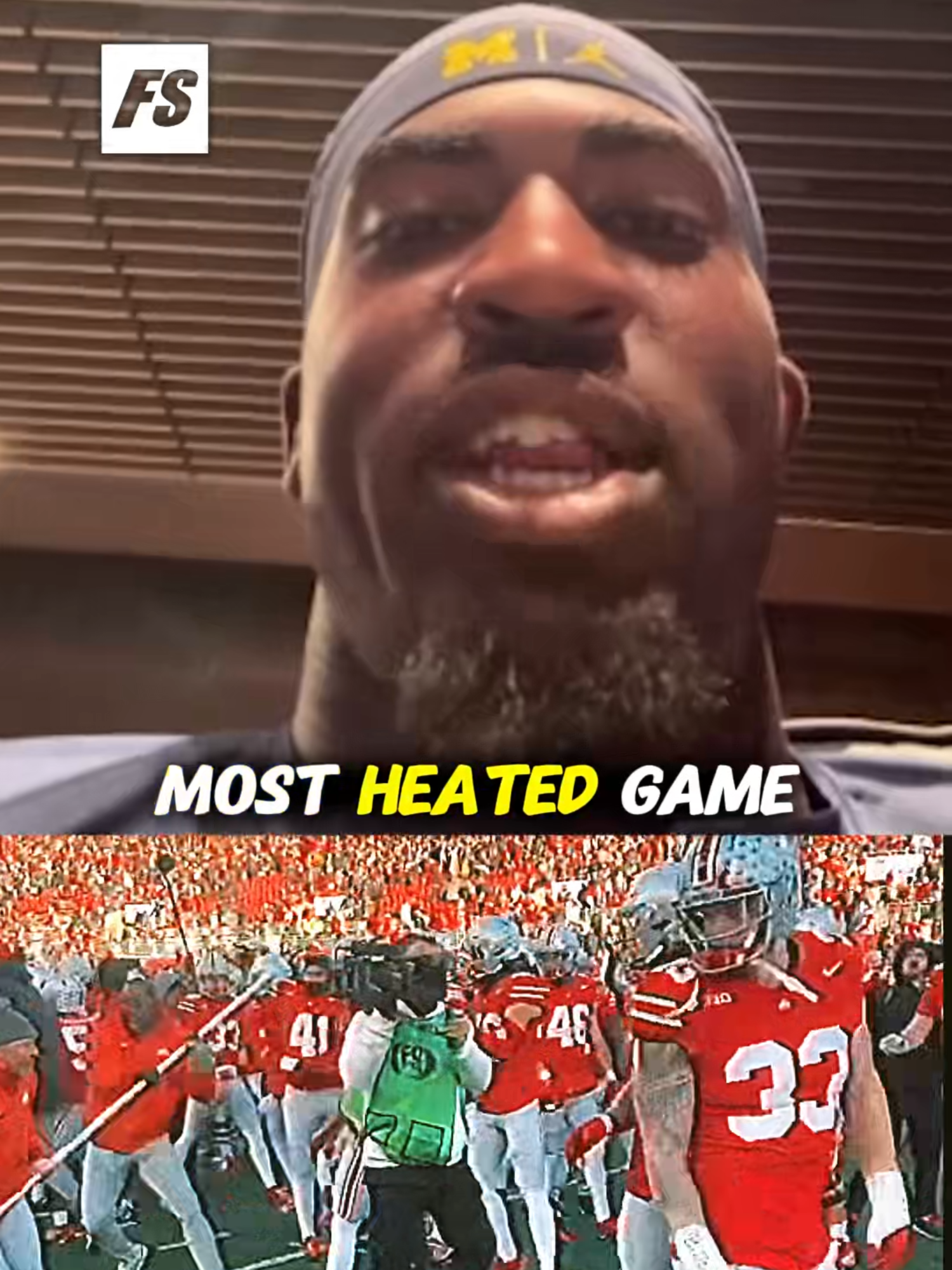 Michigan vs Ohio State Is PURE WAR 🔥 #fyp#MichiganFootball #OhioStateFootball #GoBlue #Buckeyes #CFB #CollegeFootball #BigTen #Michigan #Ohiostate #RivalryWeek #NCAA #SportsTalk
