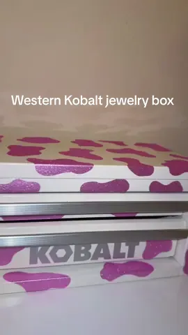 this has been one of my top sellers, & for a reason 😍 the lady who makes these is wonderful, and she does more than just these jewelry boxes so check her page out! @Country Belle Designs #fyp #kobalt #western #cowhide #jewlerybox 