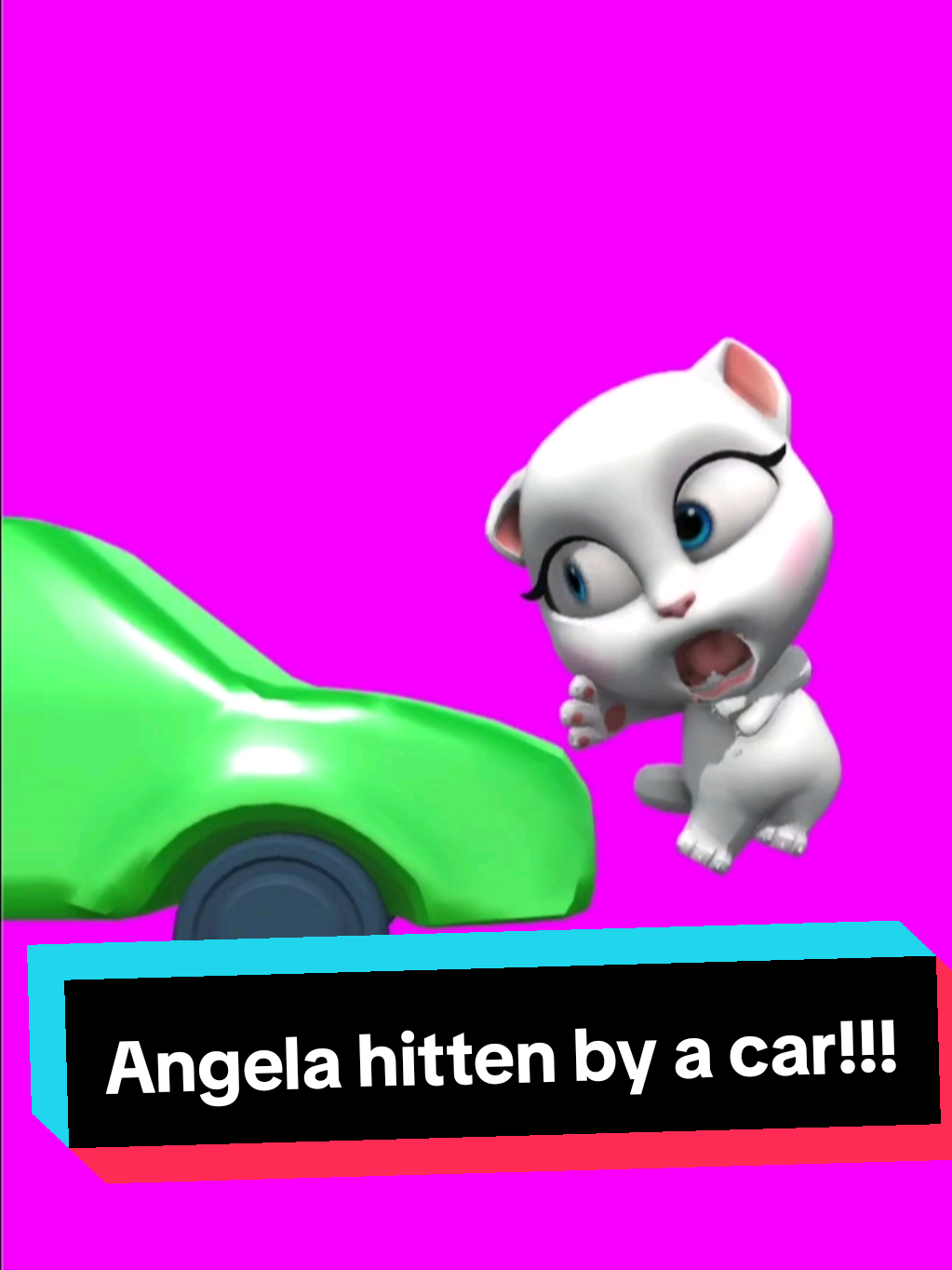 Angela hitten by a car!!! #mytomfriends #doracarmeme 
