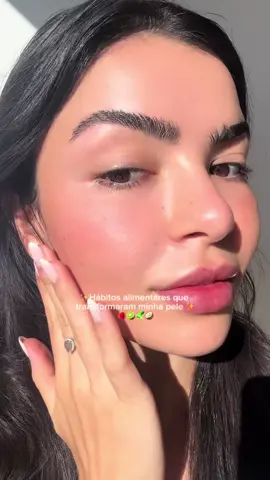 Parte 5 | COMA SEU SKINCARE ✨🧚 cuidar da pele de dentro pra fora faz total diferença!!! Dicas infalíveis 🏆 #skincare #pele #piel #autocuidado #saudavel 
