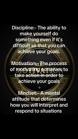 Discipline, motivation, mindset  #motivation #fyp #dailymotivation #SelfImprovement #positivity 