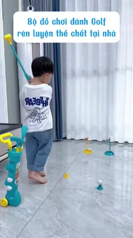 Bộ đồ chơi đánh golf cho trẻ em trong nhà và ngoài trời #dochoitreem #trending 
