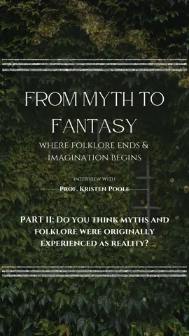 Were myths and folklore once experienced as reality? In this second part of my interview with Professor Kristen Poole, we step into the mindset of the 16th and 17th centuries; a world where measured, physical space existed side by side with the supernatural. To people then, it was perfectly natural to live within both realms at once. Even as modern science began to take shape, echoes of the supernatural still lingered, overlapping with the emerging map of the world. 🎓 Professor Kristen Poole teaches at the University of Delaware, where she holds an endowed chair in English Literature. She specialises in Renaissance literature, religion, and science, and is currently a Visiting Fellow at Exeter College, University of Oxford. She holds degrees in English Literature from Harvard and Theology. 📚 You can find out more about Kristen’s latest book on Philip Pullman’s work at: 🔗 https://global.oup.com/academic/product/philip-pullman-and-the-historical-imagination ✨ Watch the full interview now on YouTube. Link in bio. #myth #folklore #mythology #mythologytiktok #fantasybooktok 