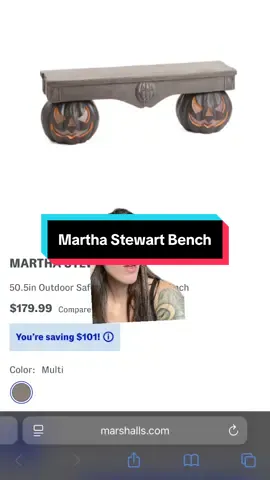 It’s so worth the money guys. Now is your time to grab it!! 🎃  #sleepyhollow #marthastewart #halloween #halloweendecor #spooky 
