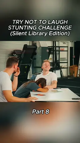 TRY NOT TO LAUGH STUNTING CHALLENGE (Silent Library Edition) - Part 8
