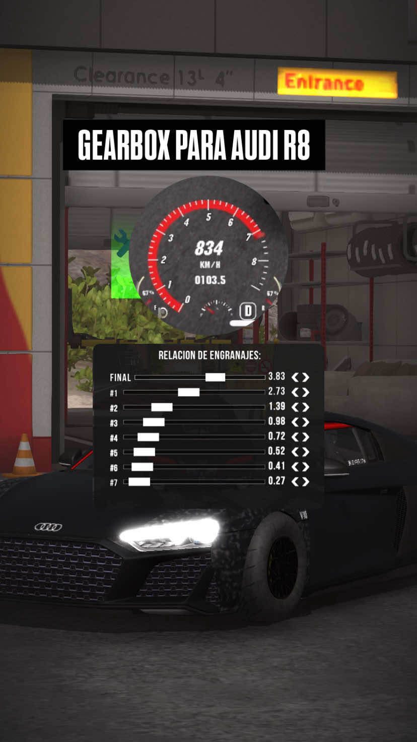 Gearbox Para Audi R8 Para Carrera Car Parking Multiplayer💀🔥🤓 ##carparkingmultiplayer##cpm##fypシ゚##olzhass_games##carparking