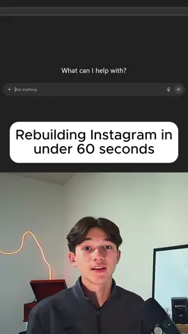 rebuilding Instagram with only AI #nocode #vibecoding #coding #ai 