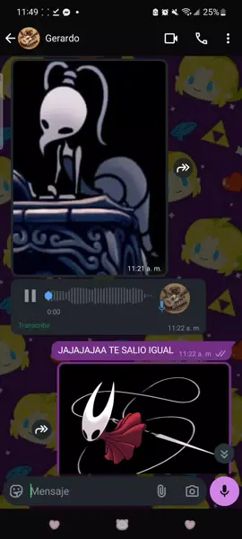 Mi real y yo vimos un video así hace rato y quisimos intentar JAJAJAJAJ  @Dragore91  #silksong #hornet #hollowknight #hollowknightsilksong 