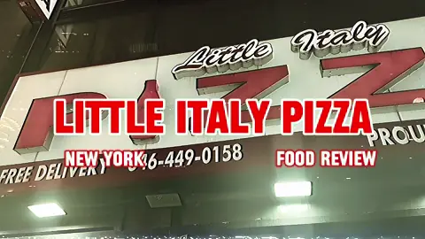 Little Italy Pizza New York Food Review @littleitalypizzany  Eating w/ @jayqueees_  Little sis got a BBQ Chicken pizza Rating: 10 out of 10 I ordered a meat pizza w/ pepperoni, bacon Rating: 8 out of 10 New York pizza is reaaaalllyyyy good🔥🔥🔥 Full🎥 Linktree in bio #theycallmepyt #pytlike2eat #trendingontiktok  #littleitalypizza #foodreview