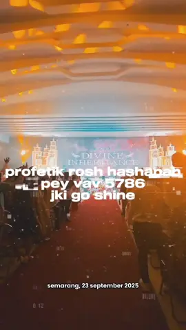 Puj TUHAN . Acara roshasanah berjalan sukses dan begitu banyak yg hadir dari indonesia dan bangsa bangsa . Roshasanah 5786 23-september-2025 Di restoran pringgading semarang lantai 3 . berkat TUHAN akan melimpah buat kita dan kita akan masuk musim yang terbaik di tengah goncangan . yang percaya katakan Amin  . semangat 🔥🔥🔥 . Revival 🔥🔥🔥