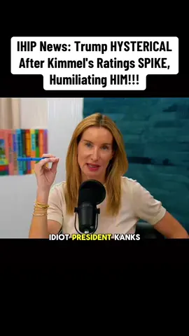 IHIP News: Trump HYSTERICAL After Kimmel's Ratings SPIKE, Humiliating HIM!!! #breakingnews #trump #media #usa #fvp 