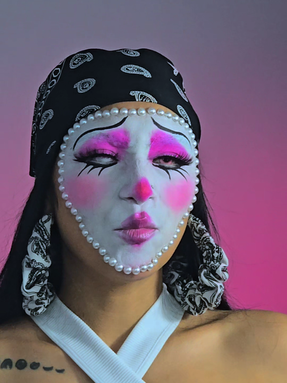 maquillaje payaso 🤡 @Sandro malandro  #maquillajeartistico #cholostyle 