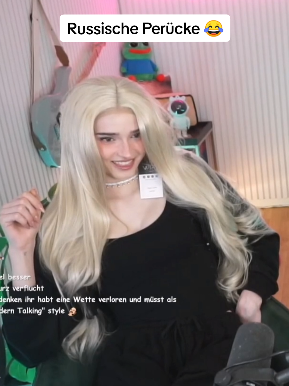 Russische Perücke😂 @nova #perücke #viral #foryou 