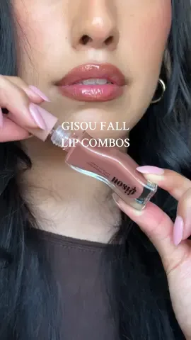 gifted by Gisou  Which new shade is your favorite?🍦🍫☕️ @Gisou #gisou #gisouhoneyglow #fallmakeup #falllipcombo #lipswatch