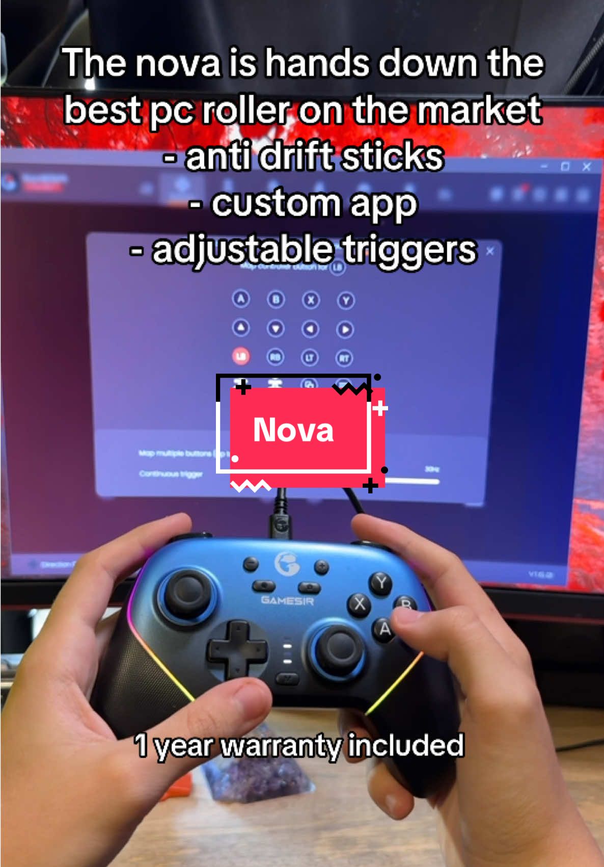 The nova has so many pro features @GameSir Official US #gamesir #gaming #controller #pro #TikTokShopCreatorPicks 