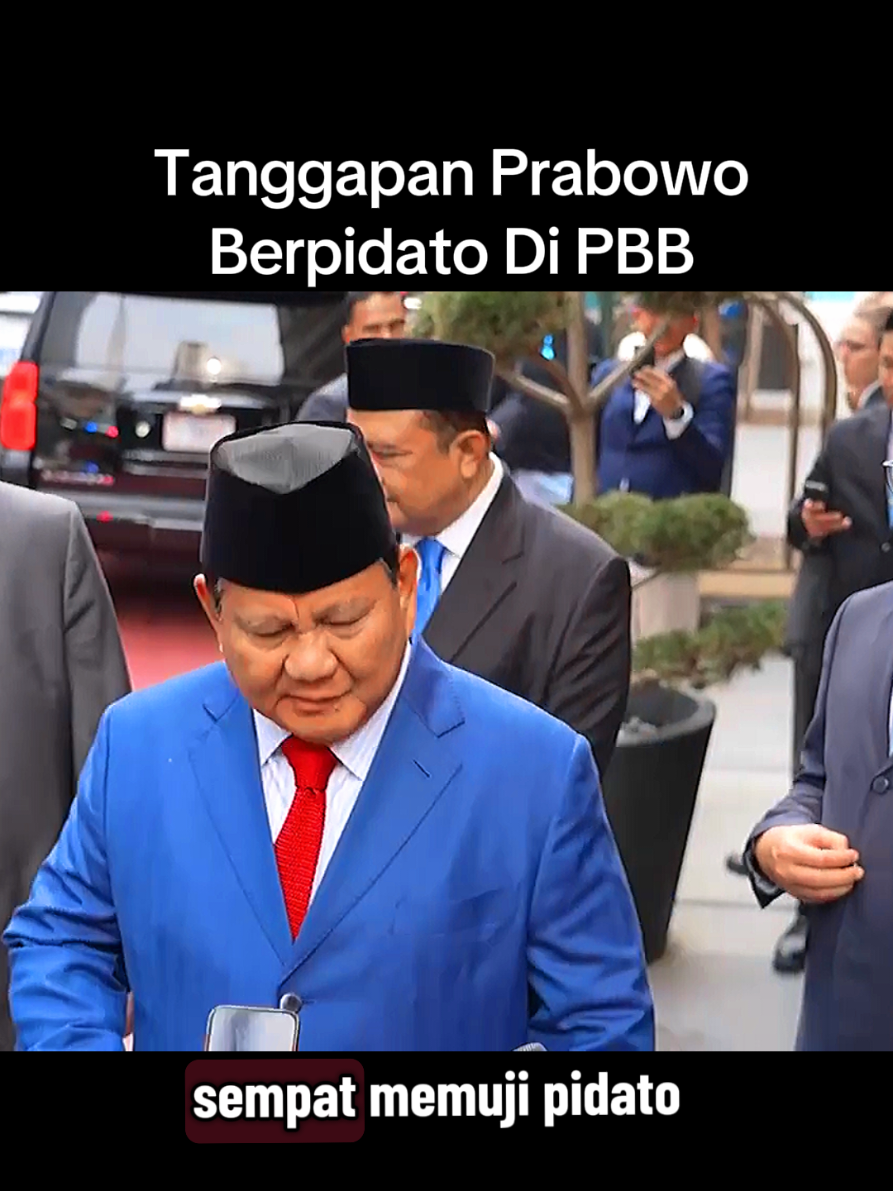 Tanggapan Prabowo mengenai sidang PBB #pbb #pidato #prabowo 
