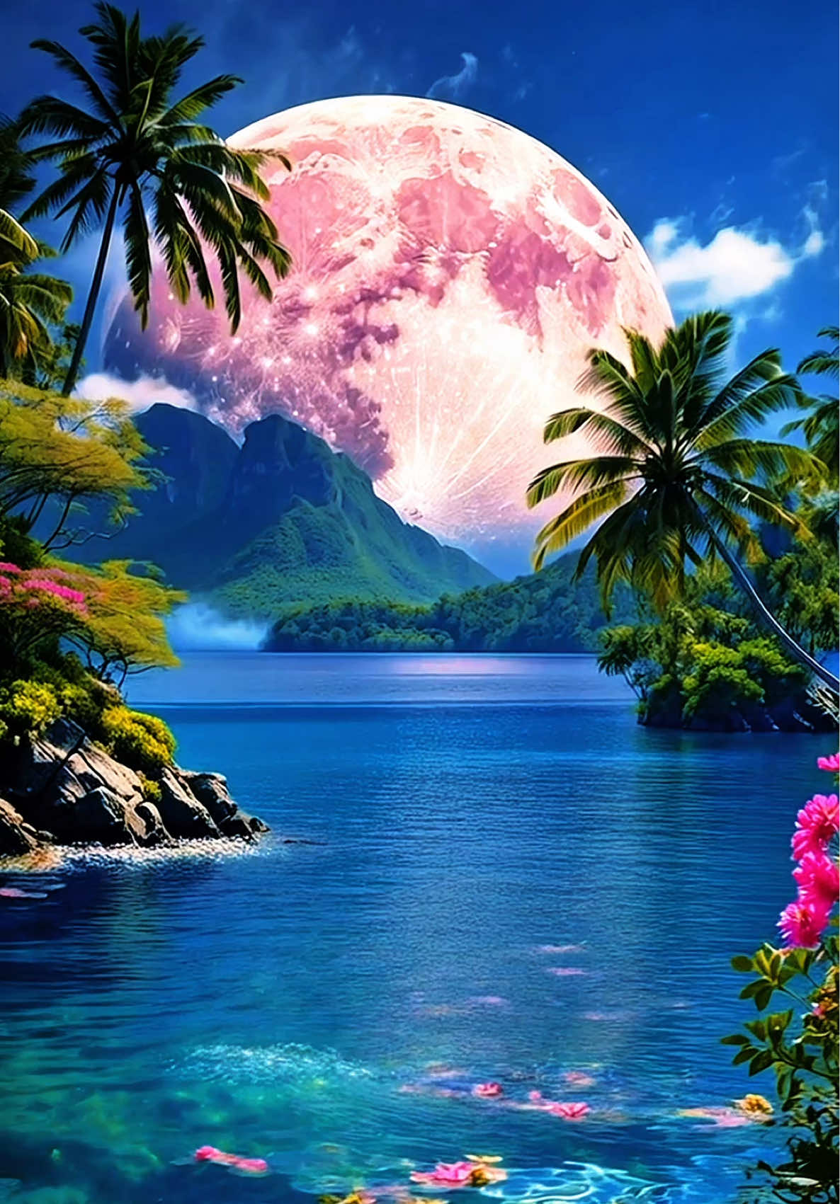 Live Wallpaper | Tropical Night Shores 🌊🌴🌟🏝️🐠 ✨ Imagine standing on a tropical shore as the night sky unfolds above you. The waves shimmer in turquoise, reflecting the stars like liquid stardust, while palm trees sway in the quiet breeze. This is not just scenery — it’s a living backdrop, a 4K HD live wallpaper that turns your screen into a dream. A moment of calm, where the tropical night whispers serenity and every frame feels alive. #wallpapers #livewallpapers #relaxingvideos #tropical #shore 