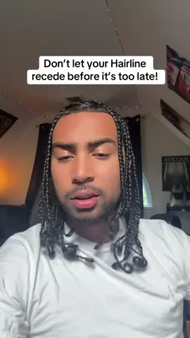 Prevent your hairline from receding before it is too late for you! #hairline #hairloss #hairoil #recedinghairline #hair 