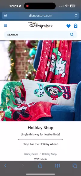 Minnie and Mickey’s holiday shop is here! Get your stockings, tree skirts and matching family Pjs early this year for the festivities💚 Link is in bio! • • • #disney #disneyholidays #holidaycountdown #holidaytiktok #christiantiktok 