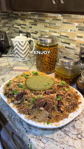 Kabsa 😍❤️ .#food #lamb #rice #arab #ArabTikTok 