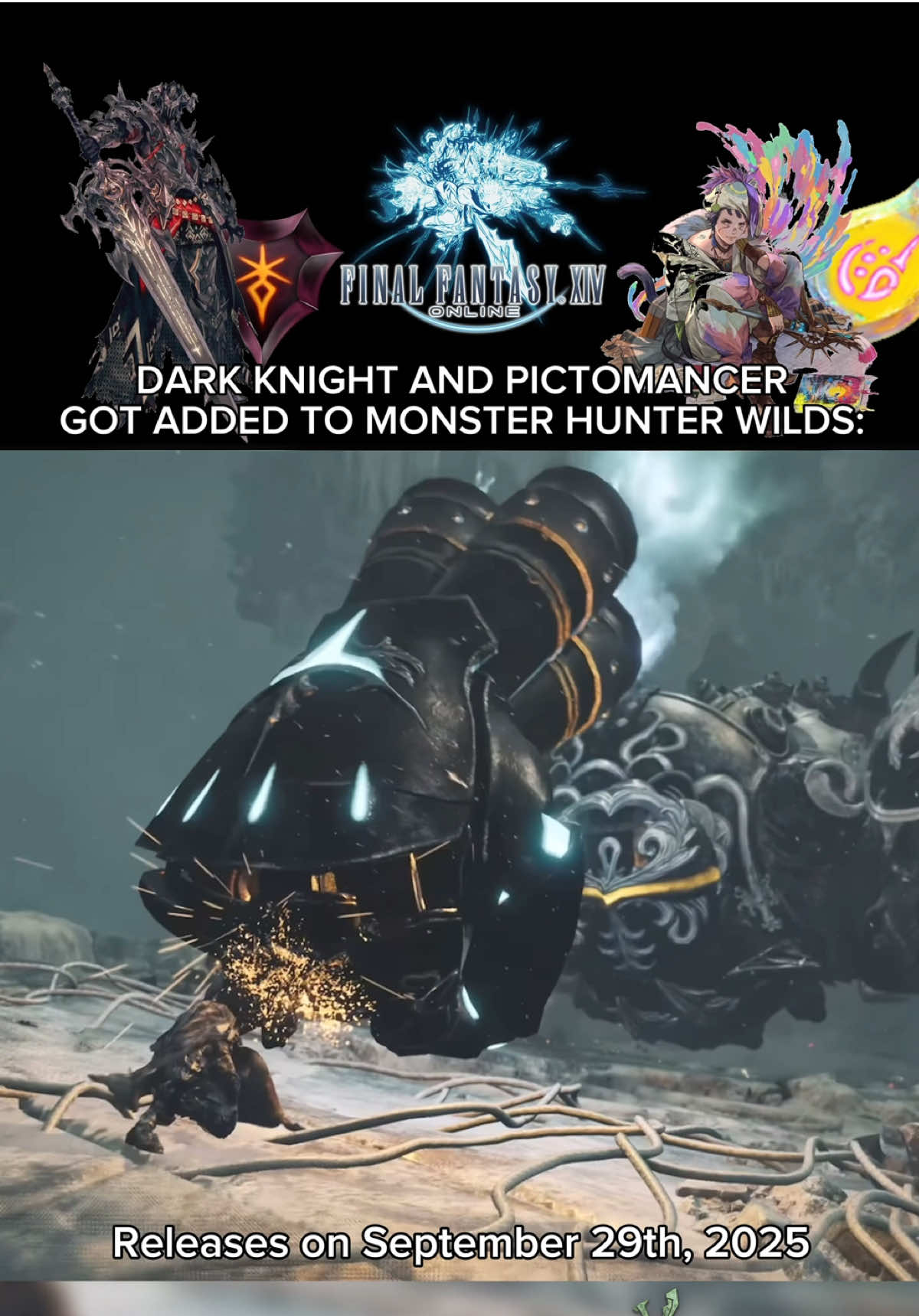 If they ever release another Final Fantasy MMO it could look like this 👀🔥#finalfantasy #finalfantasy14 #monsterhunter #monsterhunterwilds #omega 