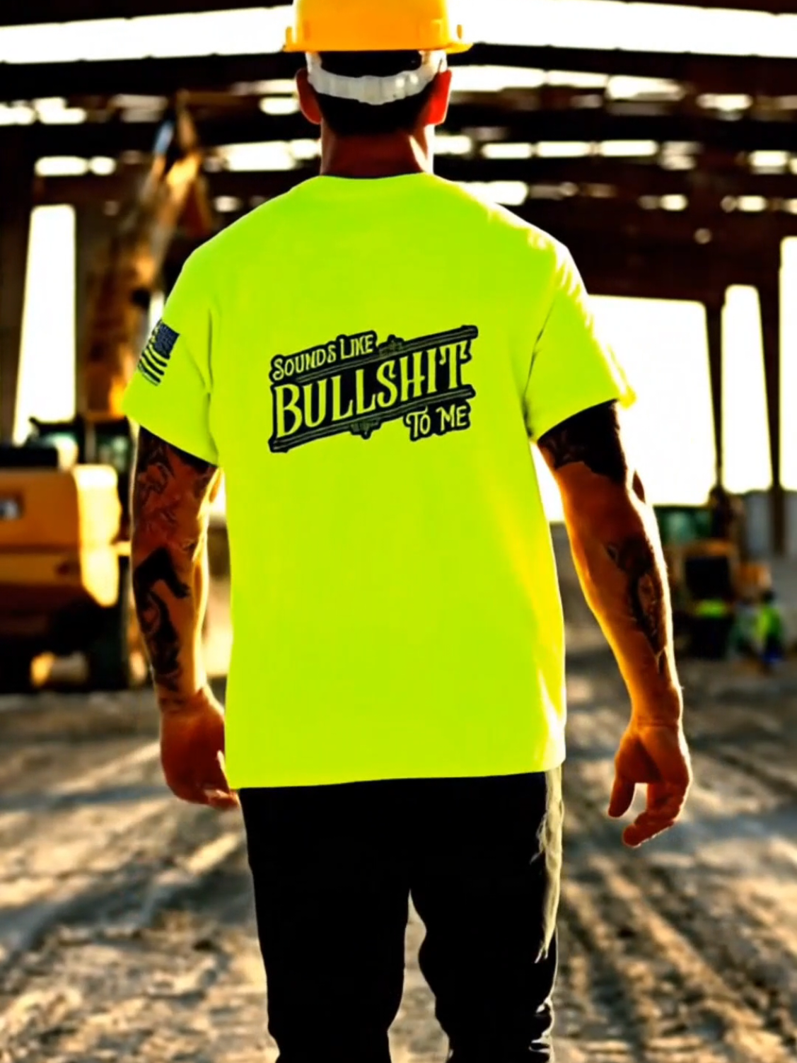 Sounds like BS to me t-shirt 🔥  #hivis #fyp #funnyshirts #graphictees #tiktokshopfinds 