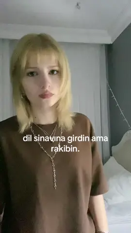 hiç şansımız yoktur mesela