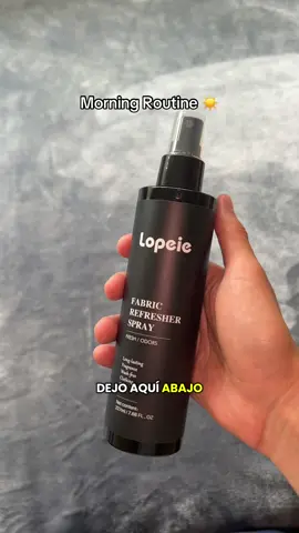 ambientador para tu cama 🛌🍃 #ambientador #lopeie #rutinademañana #spray #refresher 