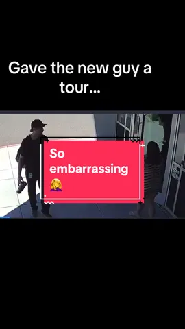 He went behind the scenes 🤦‍♀️ 😩#embarrassing #OhNo #work #oops 