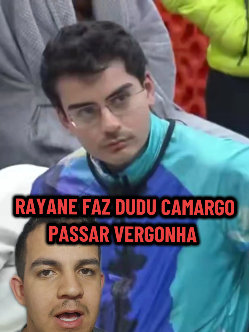 Rayane faz Dudu Camargo passar vergonha na frente de todos da casa sendo ignorante com ele