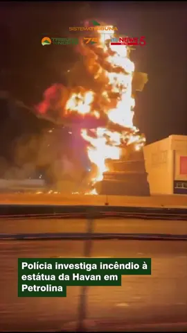 FOGO 🔥 Uma estátua da rede de lojas Havan, réplica da Estátua da Liberdade, foi incendiada na madrugada desta terça-feira (23) em Petrolina, no Sertão de Pernambuco. O monumento fica em frente à unidade da empresa na Avenida Honorato Viana. A Polícia Civil de Pernambuco informou que o caso foi registrado na Delegacia da 213ª Circunscrição e que as investigações já foram iniciadas. 🎥: Reprodução 🔗 Leia mais no portal tribunadonorte.com.br  #fogo #incendio #petrolina #havan #estatua   