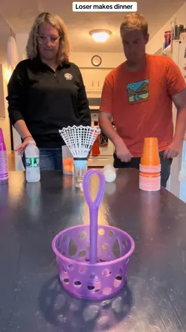 Cup throwing #competition #GameNight 