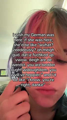 do you think if i wave around pretzels and malty beer she’ll come home?? #german 