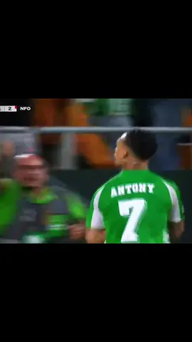Goal by Antony..!!.. ..!!.. #antony #goat #brazilian #real_betis #foryou 
