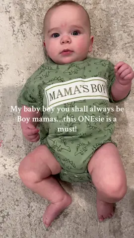 Will forever put my baby boy in these onesies until he can tell me otherwise #mamasboy #tts #foryou #MomsofTikTok 