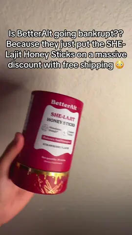 #betteralt #honey #shelajit #balance #energy Disclaimer: Prices, sales, coupons, and discounts are accurate at the time this video is posted and may vary afterwards as the Seller and TikTok may regularly change their limited-time promotions. Check the product page for the most current price. Free shipping, sale prices, and TikTok coupons may vary by account. Whatever items and quantities are in your cart at checkout is exactly what you will receive.