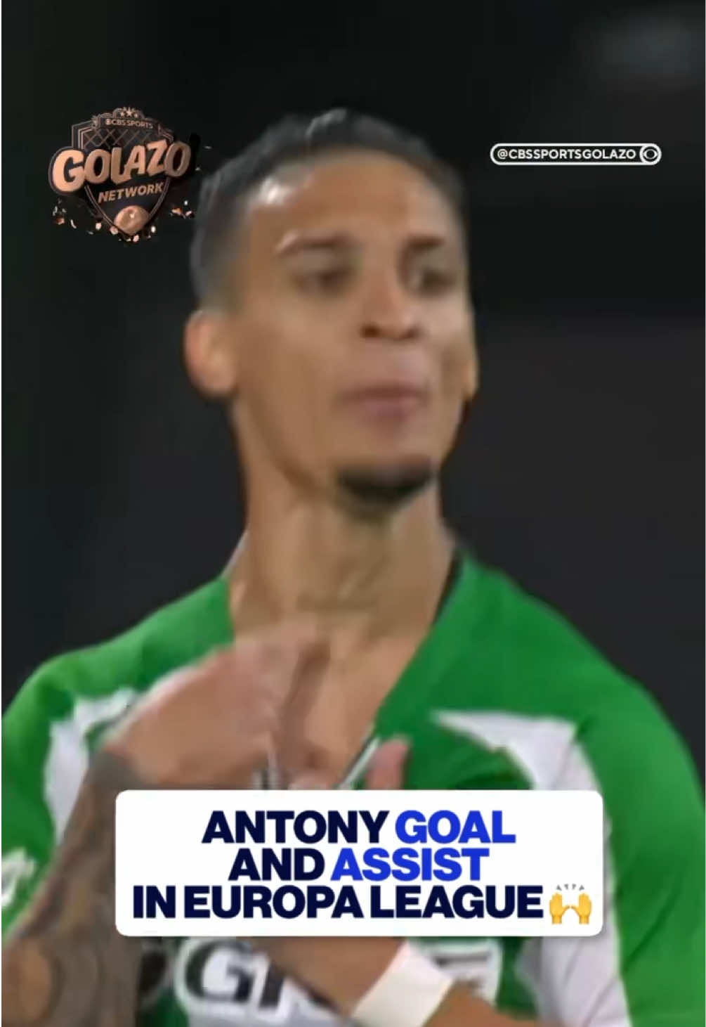 ANTONY IS BACK BALLING FOR REAL BETIS 🟢 #Soccer #football #antony #uel #europaleague 