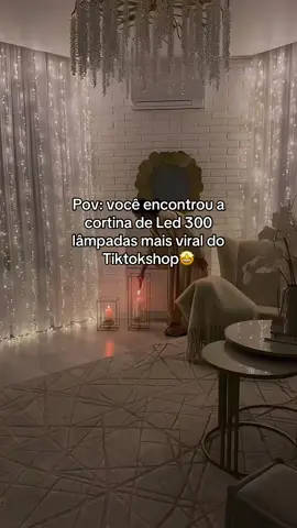 Quem se antecipa sai ganhando! Olha essa cortina de led maravilhosa que eu achei aqui para você 🤩🤩 Precinho de tiktokshop #natal #led #cortina #casa #homedecor 