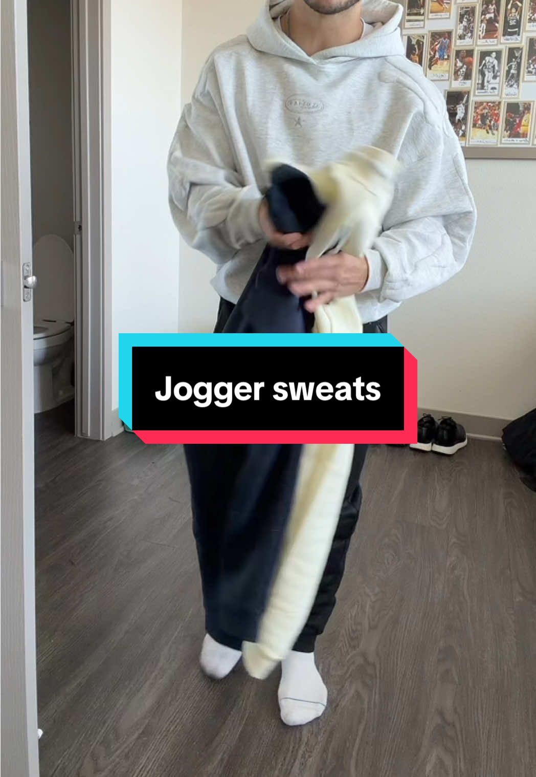 5’8 160 size M #joggers #sweatpants #sweats #zipup #fleece