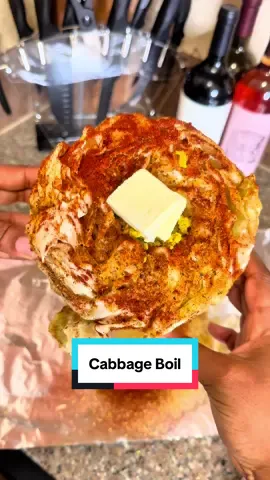 Making the viral cabbage boil…. It was too good! #cabbageboil #cabbage 
