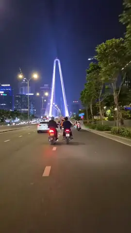 qua Trực Giờ Này Em Có Mặt Tại Quận 2 TPHCM Cầu Ba Son Về Đêm Thật Đẹp 