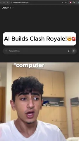 No way its actually playable😭😎#clashroyale #ai #clash 