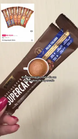 Aproveita o link e garanta teu kit, vem conhecer os sabores do super café #fyp #supercafe #desincoffee 