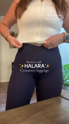 Buttery soft leggings with pockets! And a wide range of colors!! Sold! 💙these leggings are perfect for the gym, squat proof too!  #halara #gymootd #womensactivewear #leggings #tiktokshop 