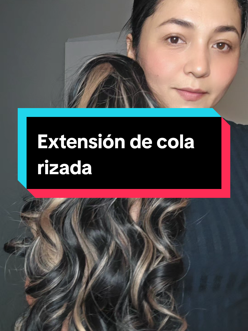 ‼️Luce bella y con estilo ‼️ Extensión de cola de caballo con pinza de garra cabello ondulado variedad de tonos  #ponytailextensions #clipinextensions #tiktokshop 