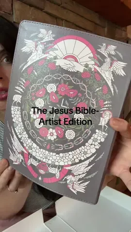 This Bible is GORGEOUS and has helped me understand scripture so much better 🕊️ #thejesusbible #biblestudy #bibletok #jesuslovesyou #fyp 