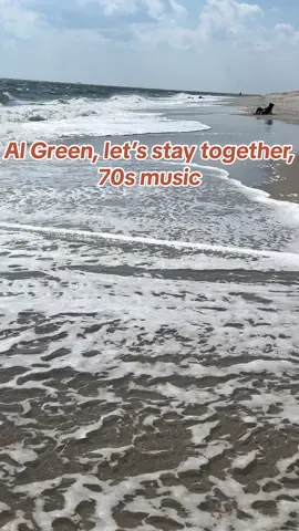 Al Green, let’s stay together.  70s music… ##fypage. ##viral, ##music, ##beach, ##70smusic.. 