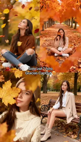 Sesión de fotos Gémini IA. #filtroia #ia #Otoño #gemini 