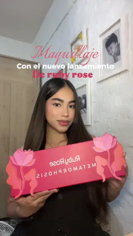 Maquillaje con el nuevo lanzamiento de @Ruby Rose Colombia 💖me encanto todo mi favorito el rubor e iluminador 🫰🏻✨ #haulmakeup #beauty #grwmmakeup #rubyrose #creatorsearchinsights 