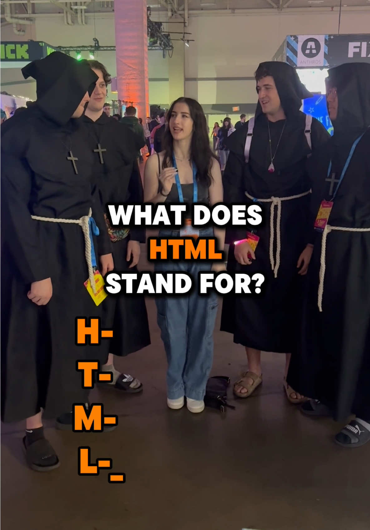 What does HTML stand for? 🧐 #dreamhack #gaming #lanparty #interview #gamers 